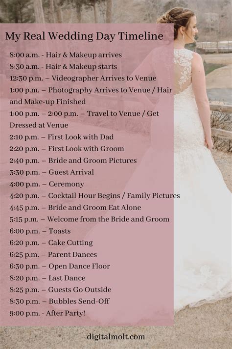 wedding timeline 5pm ceremony|4pm ceremony wedding schedule.